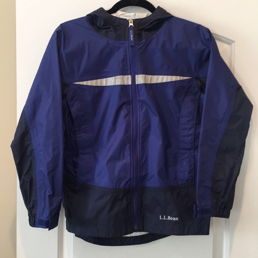 LL Bean Boys windbreaker/rain jacket.  Size 10-12.